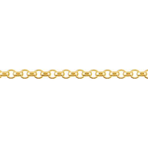 14k Yellow Gold 2mm Rolo 20" Chain