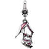 High Heel Charm in Sterling Silver
