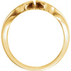 14k Yellow Gold Freeform Ring Size 7