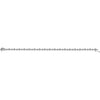 14k White Gold 2 1/2 CTW Diamond 7.5" Bracelet