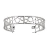 14k White Gold 6 7/8 CTW Diamond Bangle Bracelet