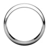 Sterling Silver 7mm Half Round Band, Size 6.5
