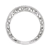14k White Gold 1/8 CTW Diamond Band, Size 6