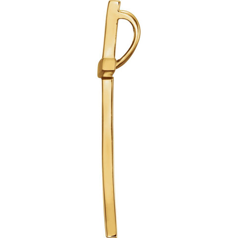 14k Yellow Gold Cross Pendant