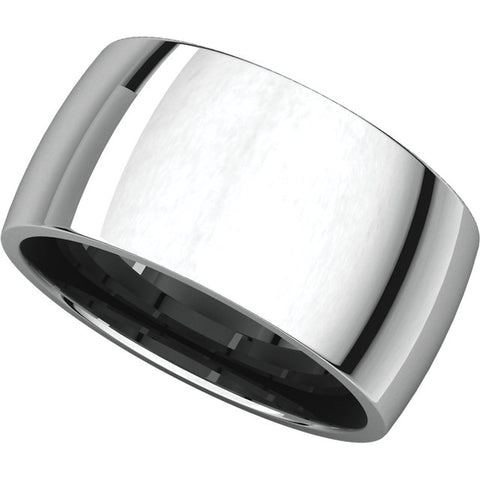 Palladium 10mm Light Comfort Fit Band, Size 7.5