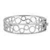 6 7/8 CTTW Diamond Bangle Bracelet in 14k White Gold