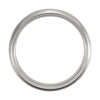 Titanium & 14K Rose Inlay 7mm Satin Finish Band Size 8