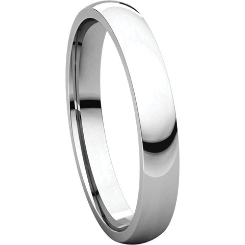 Continuum Sterling Silver 3mm Light Comfort Fit Band, Size 7