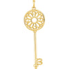 Mother's Key Pendant in 14K Yellow Gold