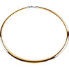 Sterling Silver & 14k Yellow Gold 6mm Reversible Omega Chain