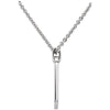 Sterling Silver .010 CTW Diamond Blessings 18" Necklace