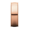 14k Rose Gold 6mm Light Milgrain Band, Size 4