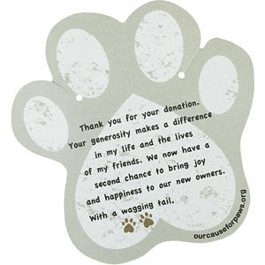 Sterling Silver Paw Charm