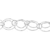 Sterling Silver Circle Link Fashion Necklace