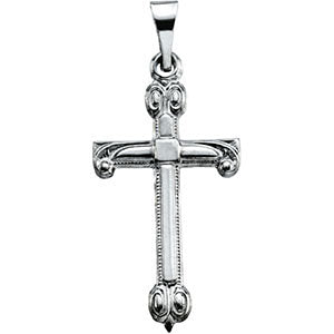Platinum Cross Pendant