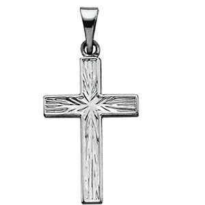 Platinum Cross Pendant