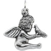 14k Yellow Gold Cherub Pendant