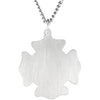 Sterling Silver 16.75mm St. Florian 18" Necklace