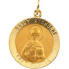 18.25 mm St. Nicholas Medal in 14K Yellow Gold