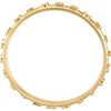14k Yellow Gold Prayer Ring Size 7