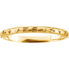 What Would Jesus Do Ring in 14k Yellow Gold ( Size 8 )