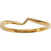 14k White Gold Ladies Band, Size 7