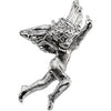 20.00x13.00 mm Dancing Angel Lapel Pin in 14K Yellow Gold