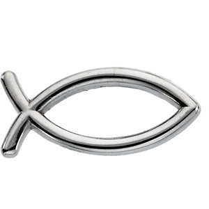 14k Yellow Gold 7.5x16.5mm Fish Lapel Pin