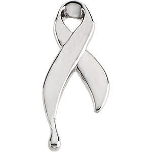 Sterling Silver Ribbon of Tears™ Lapel Pin