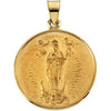 18k Yellow Gold 24.5mm Guadalupe Medal