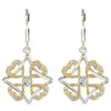 Sterling Silver Faith Family Friends & Love Earrings