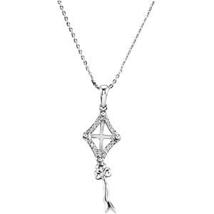 Sterling Silver Kite Necklace