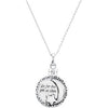 So Far But Yet So Close Ash Holder Pendant with Chain, Card and Box in Sterling Silver
