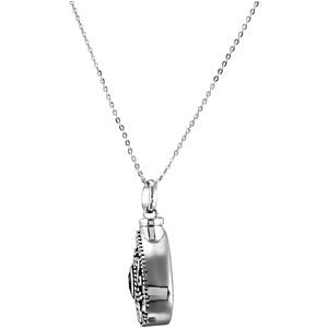 Sterling Silver Birthstone Tear Ash Holder Necklace