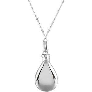 Sterling Silver Birthstone Tear Ash Holder Necklace