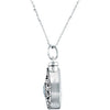 Sterling Silver Birthstone Tear Ash Holder Necklace