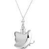 Sterling Silver Butterfly Ash Holder Necklace