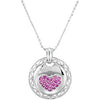 Strength of a Mother Necklace with Card and Box in Sterling Silver