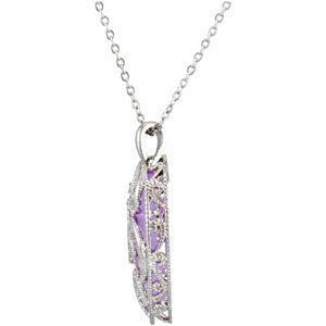 Sterling Silver Daughter to the King Necklace