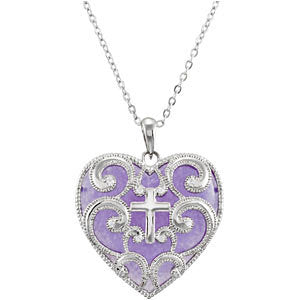 Sterling Silver Daughter to the King Necklace