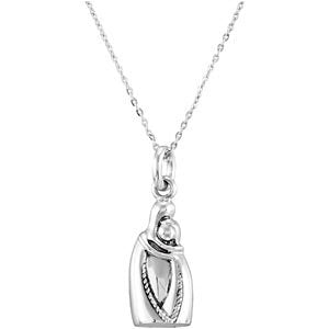 Sterling Silver Holding You Forever Ash Holder Necklace
