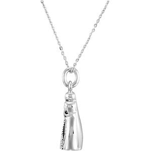 Sterling Silver Holding You Forever Ash Holder Necklace