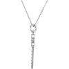 Sterling Silver The Key of Love for a Son Pendant with Chain
