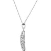 Sterling Silver The Journey of Family Necklace