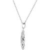 Sterling Silver Remember I Love You (Middle Child) Necklace