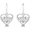 Sterling Silver Pure in Heart Earrings