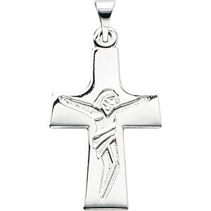 Sterling Silver Crucifix Pendant