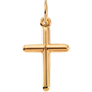 14k Yellow Gold Cross Pendant