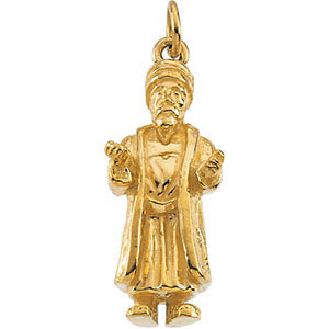 Sterling Silver 19x8mm Innkeeper Pendant