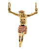 29.00x22.50 mm Crucifix Cross Pendant in 14K Yellow Gold